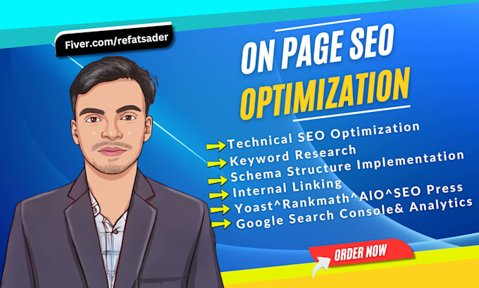 do on page optimization and technical SEO specialist