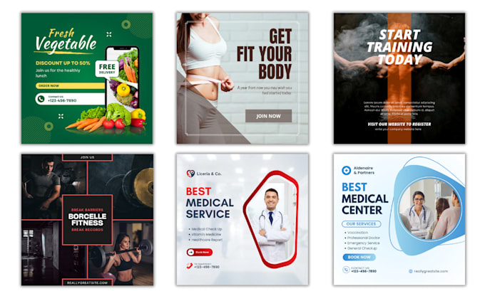 custom editable canva templates and instagram post designs