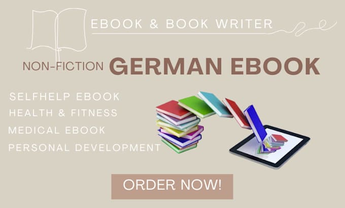 ghostwrite professionally written 40k word nonfiction german ebook
