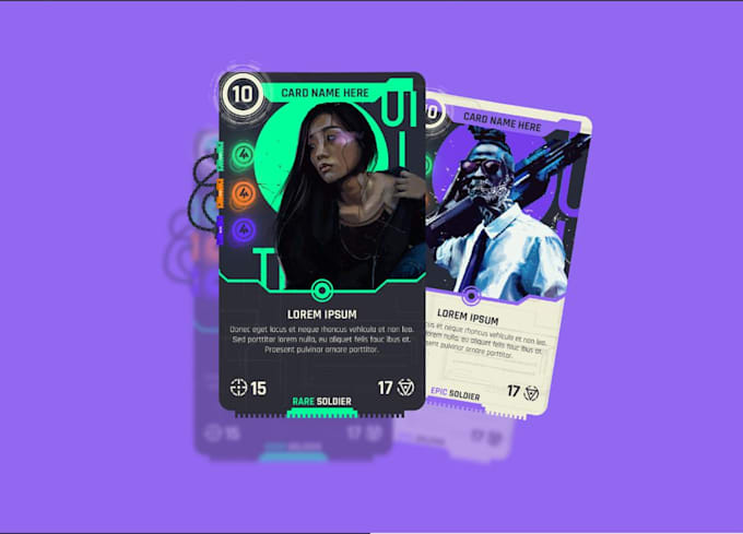 create mobile app game development, card game, board game