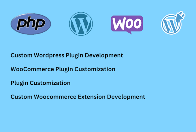 develop custom wordpress plugin, woocommerce plugin