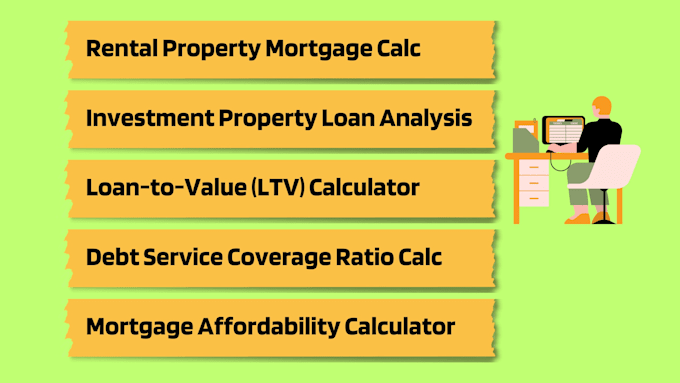 create real estate, fix and flip, cash flow and mortgage calculators
