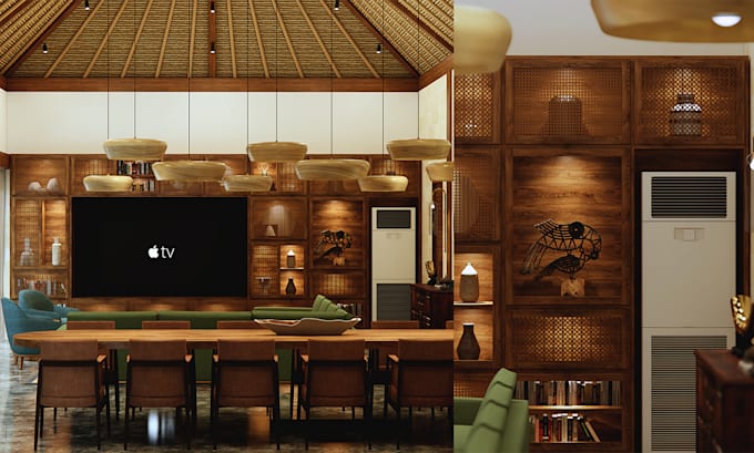 Create realistic interior design and make 3d renderings by Asannastd ...