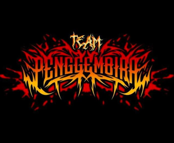 draw death metal logo design for your needs