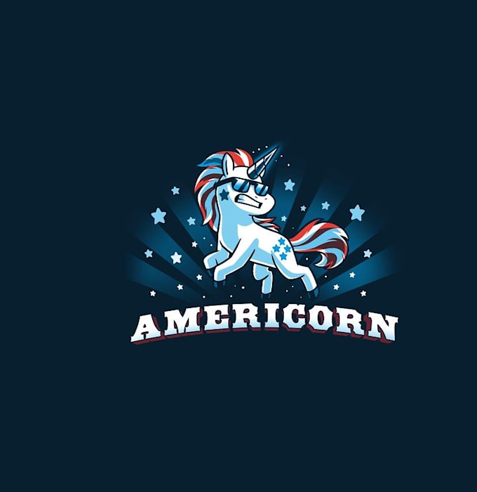 design high quality unicorn logo with my fastest delivery