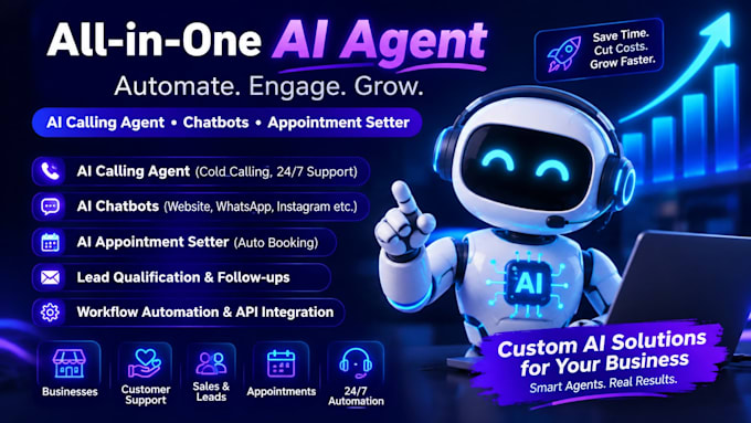 develop ai voice agent for cold calling and automated appointment booking