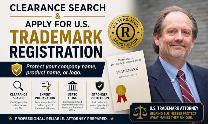 search and file an federal application for a trademark