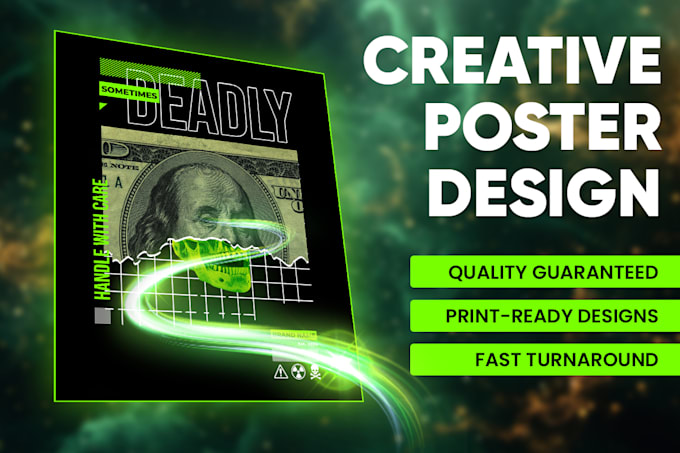 design creative poster, flyers, advertisements