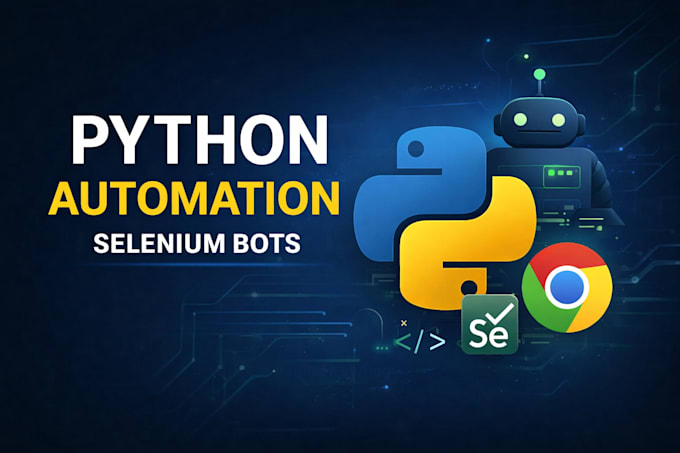 develop powerful custom python automation using selenium