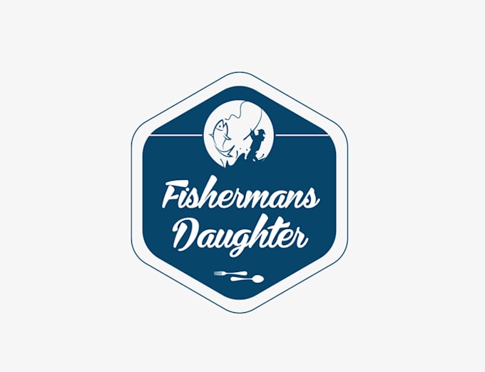 make eye catching fisher mans daughter logo
