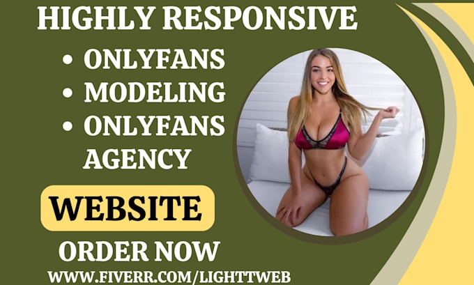 design onlyfans modelling website onlyfans landing page dating website