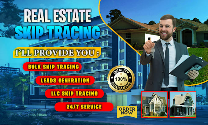 do bulk skip tracing and lead generation