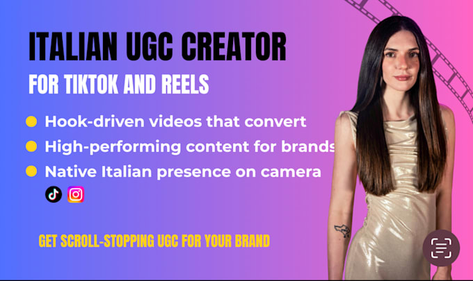 create ugc videos in italian