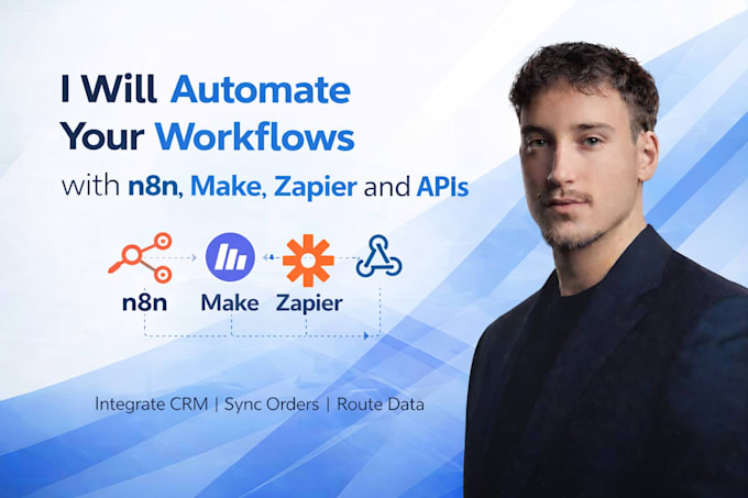 automate your workflows with n8n, make, zapier and apis