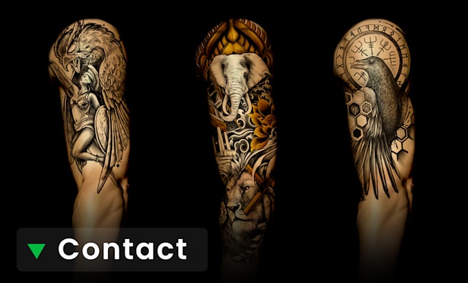 create professional custom tattoo designs