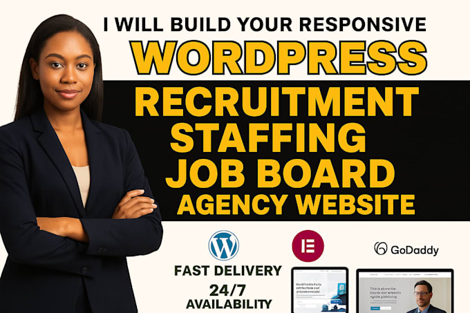 recruitment website design staffing website job board agency website