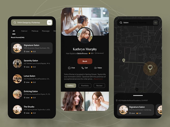 build hair stylish app, salon booking app, hair extension, barber booking app