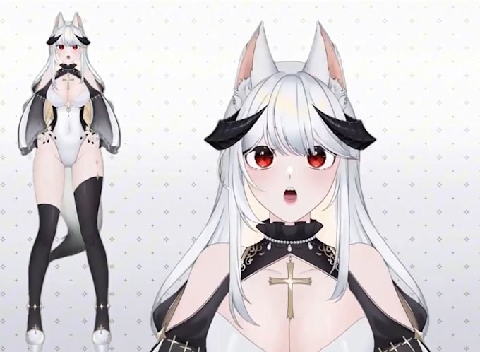 draw and rig vtuber model character, vtuber avatar animation, avatar rigging