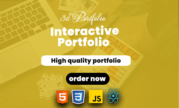 create 3d portfolio to showcase your talent