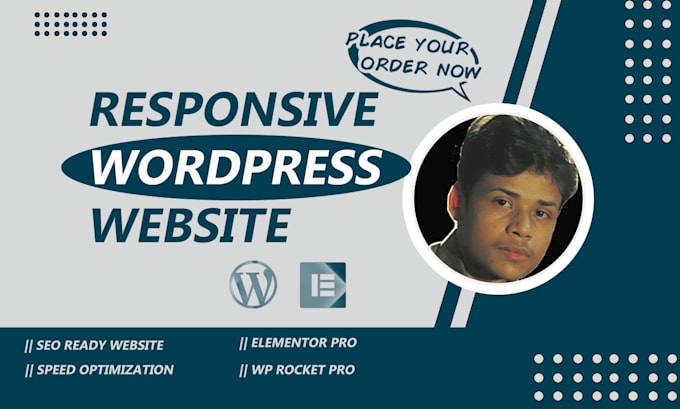 make responsive wordpress website or blog website