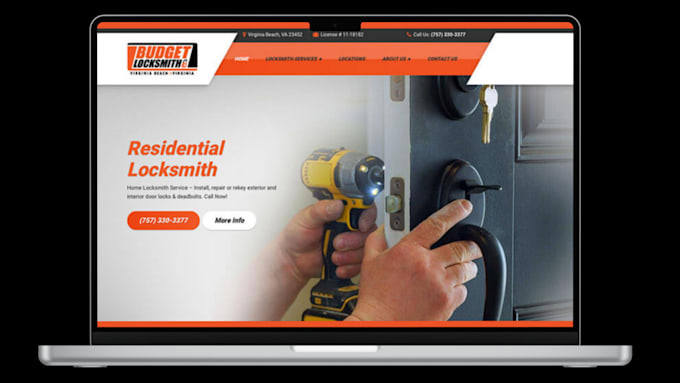 create magical locksmith website locksmith landing page locksmith sales funnel