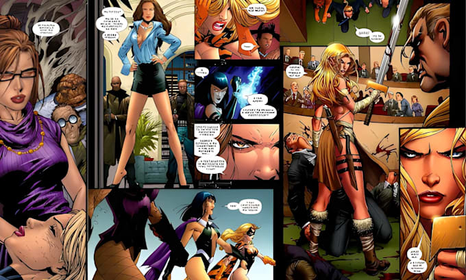 comic book illustration comic strip comic artist graphic novel
