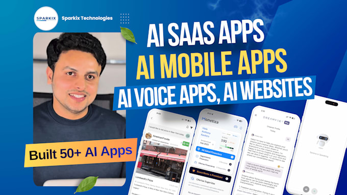 do ai mobile app development, ai website, android app, ios app, ai integration