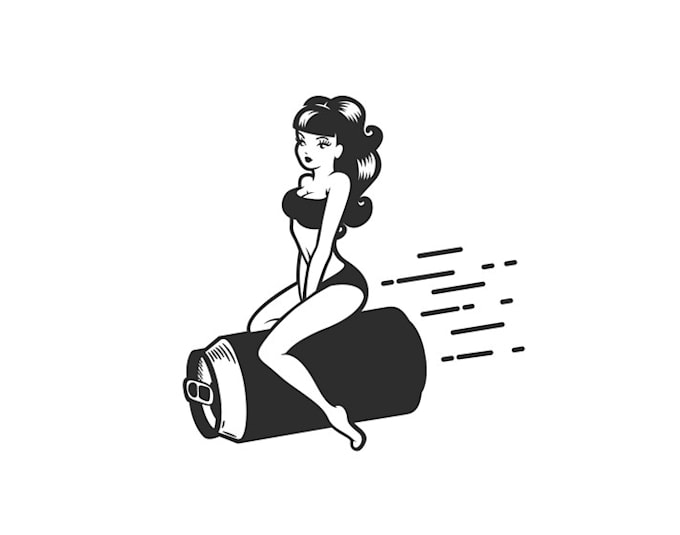 make powerful bar pubs beer logo