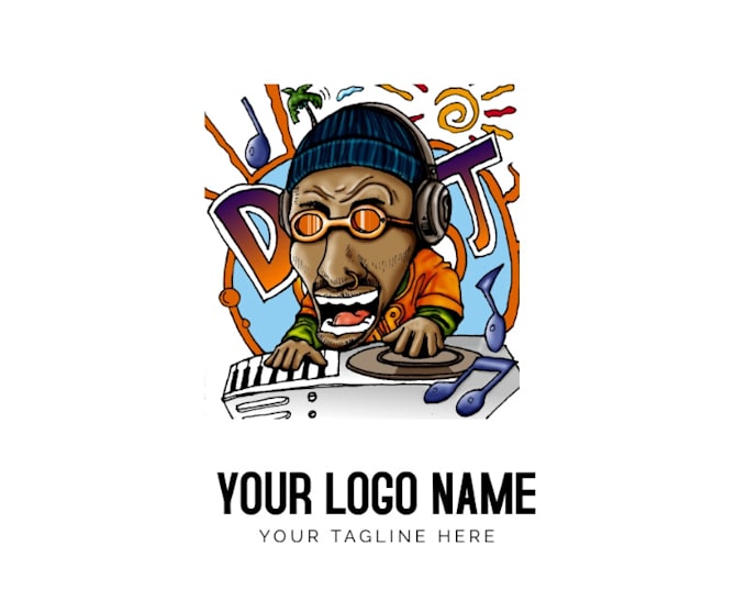 create a cartoon character mascot logo