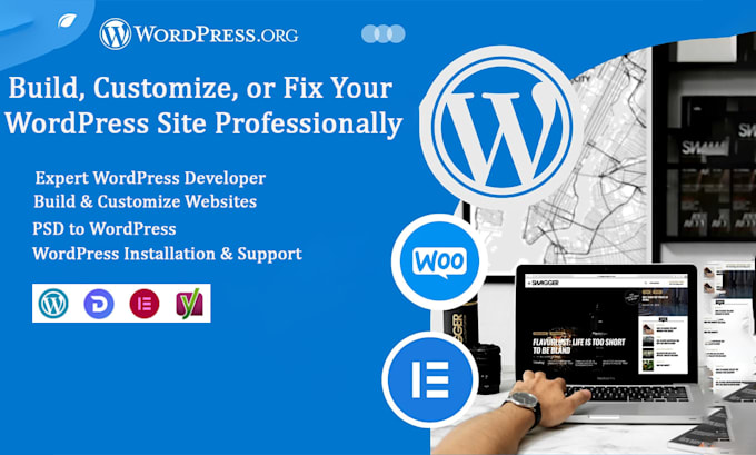 build, customize, or fix your wordpress site professionally