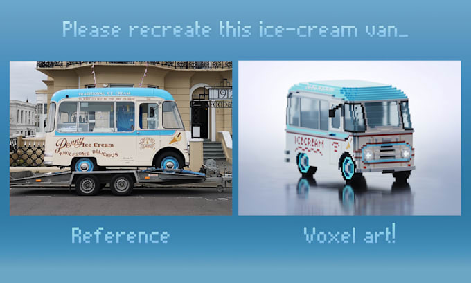 turn your idea into voxel art