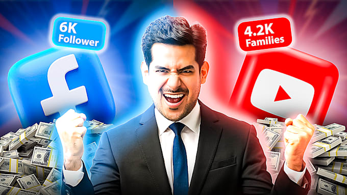 design a mind blowing youtube thumbnail for you