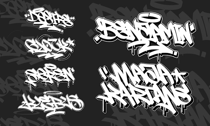 do awsome graffiti handstyle tag logo for your brand