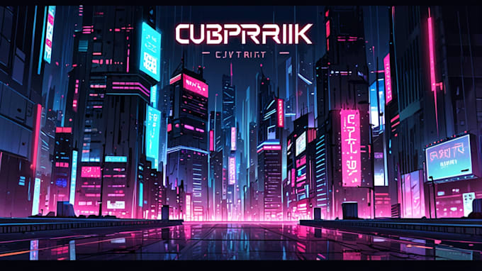 Design a sci fi and cyberpunk futuristic city art by Avahuizen | Fiverr