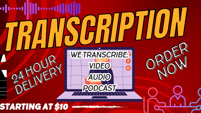 transcribe video and audio presentations
