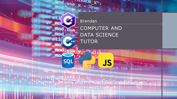 tutor you in computer and data science