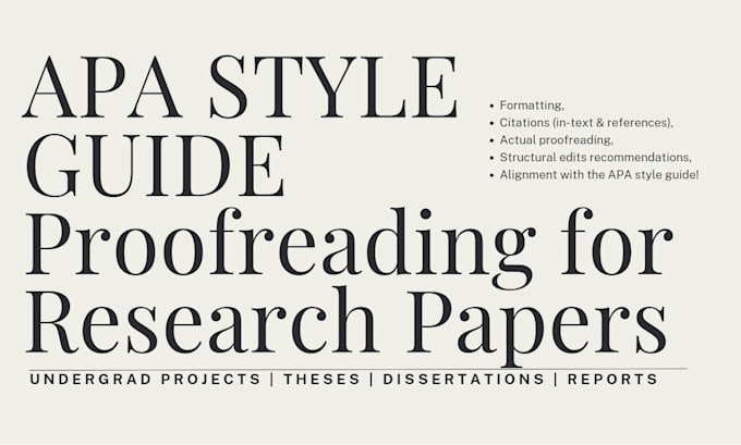 give your apa work a full overhaul
