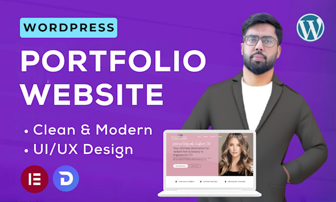design a responsive personal portfolio website or blog website