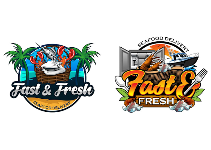 design excellent seafood logo
