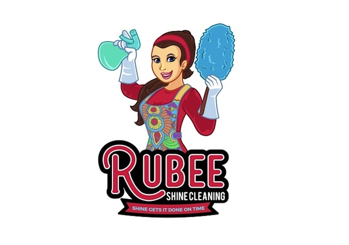 design hipster cleaning services logo