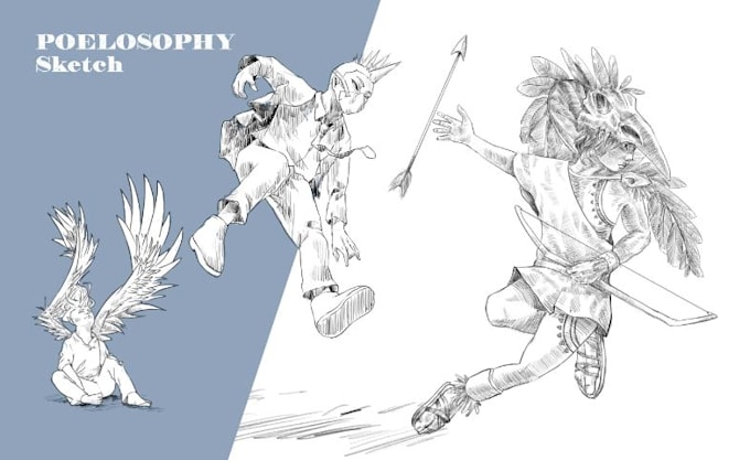 draw creative illustration with unlimited revisions