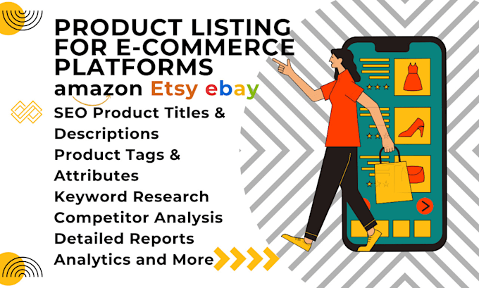 optimize your amazon, etsy, or ebay product listings