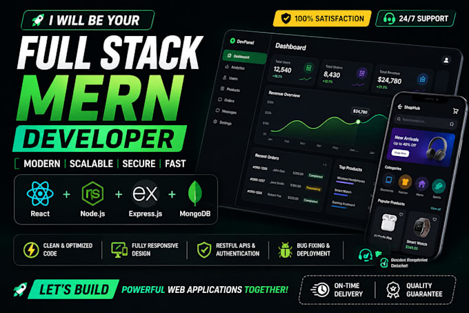 build a custom full stack website using react  next js and node js
