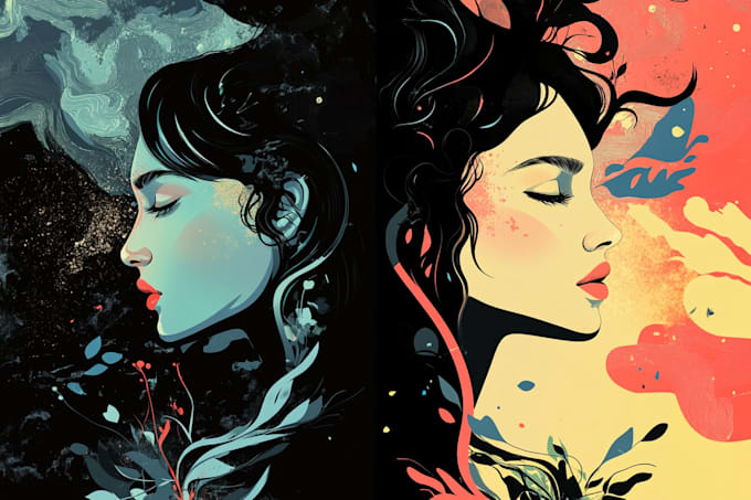draw amazing vector illustrations in my style