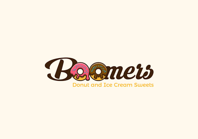 make necessary wordmark ice cream logo