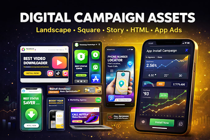 design digital marketing campaign assets