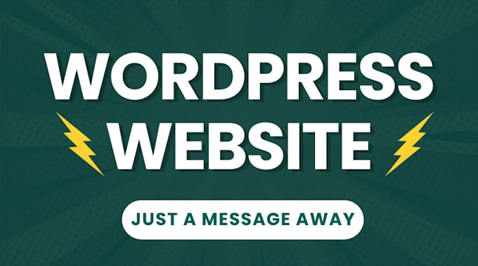 design wordpress website, and landing page
