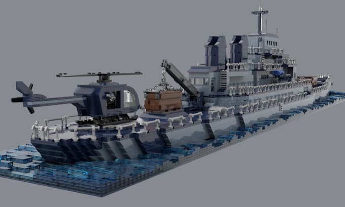 custom digital lego design lego moc afol with manual instruction in studio
