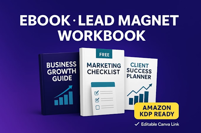 create stunning ebooks, workbooks, lead magnets that sell