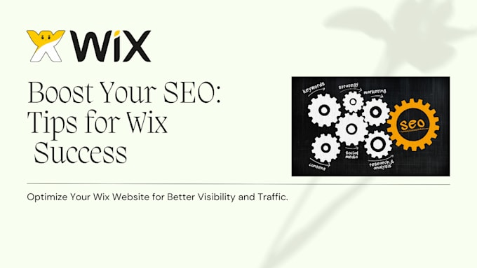 help your wix website rank higher with SEO